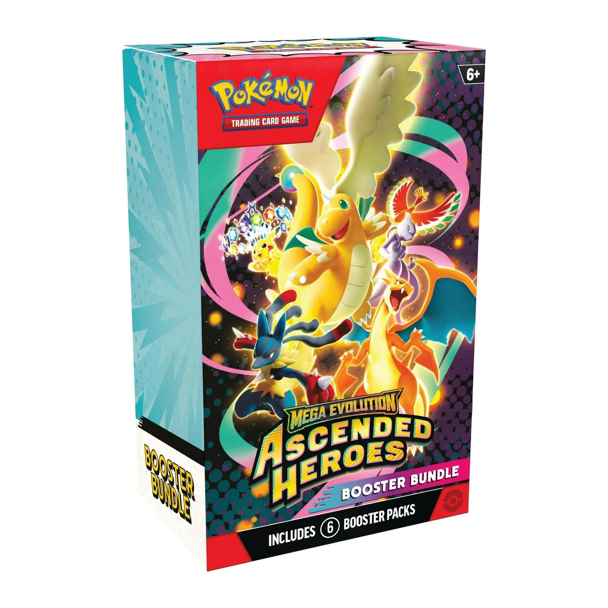 Sealed Pokémon TCG Mega Evolution Ascended Heroes booster bundle, English