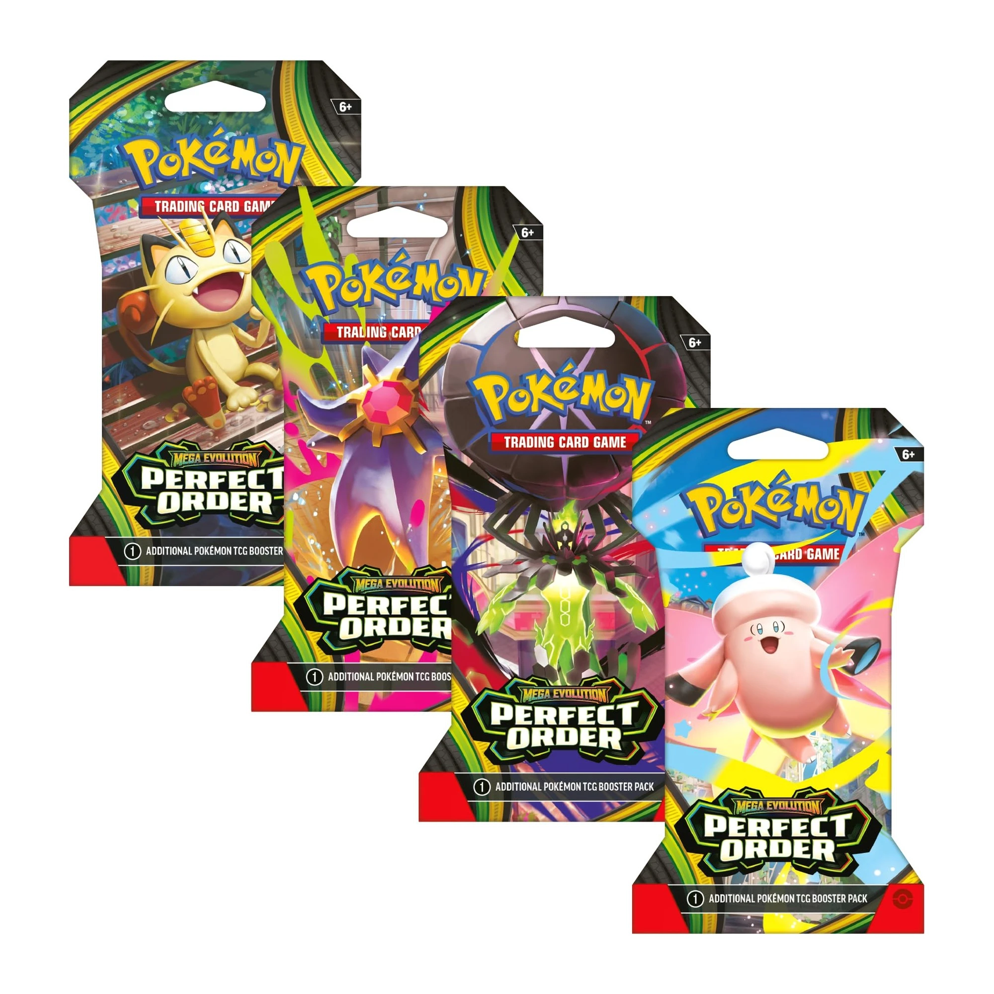 Sealed Pokémon TCG Perfect Order Sleeved Booster, English sleeved booster