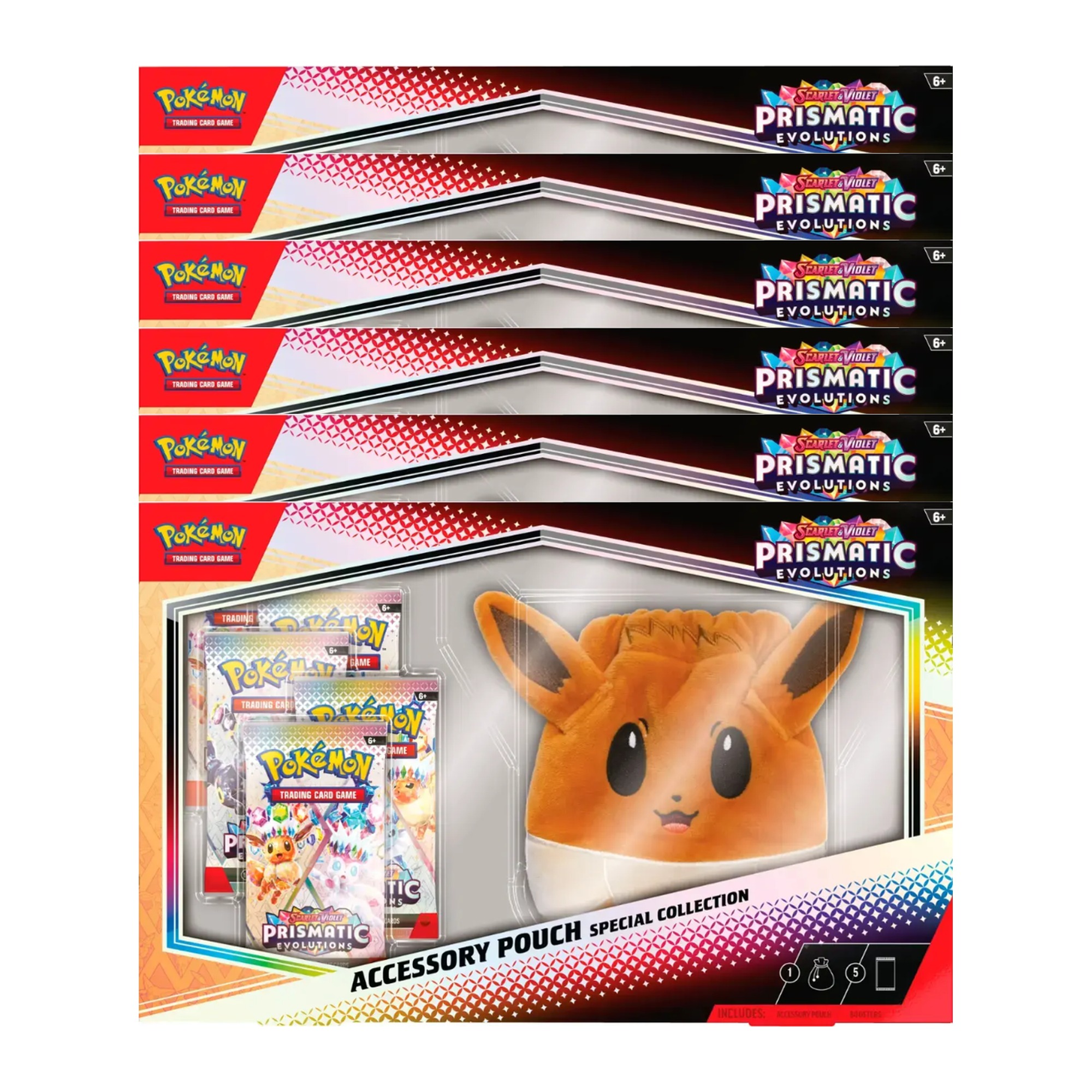 Sealed Pokémon TCG Prismatic Evolutions Eevee Accessory Pouch, English accessory pouch